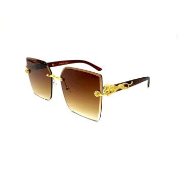 Big Lens Jaguar Frame Sunglasses