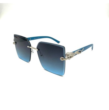 Big Lens Jaguar Frame Sunglasses