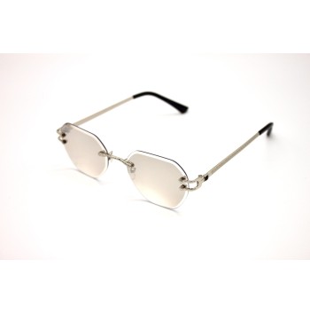 Tinted Rounded Edge Shaped Sunglasses