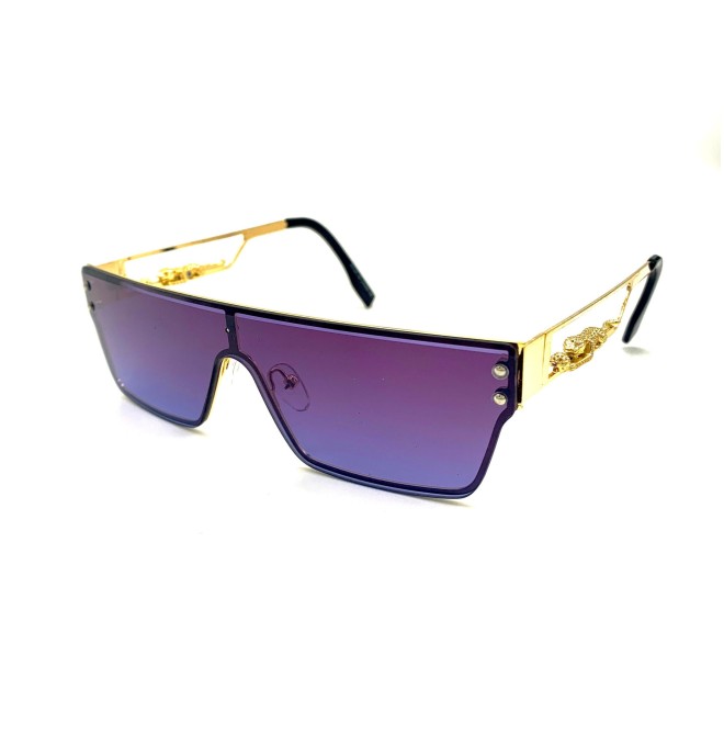 Gold Panther Frame Sunglasses