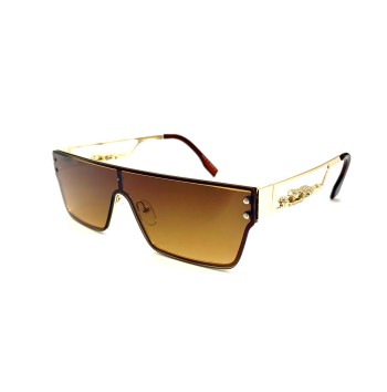 Gold Panther Frame Sunglasses