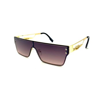 Gold Panther Frame Sunglasses