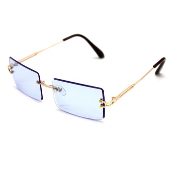 Multi-Color Rectangle Hiphop Sunglasses