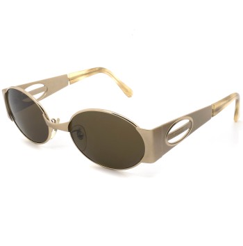 Matte gold vintage sunglasses