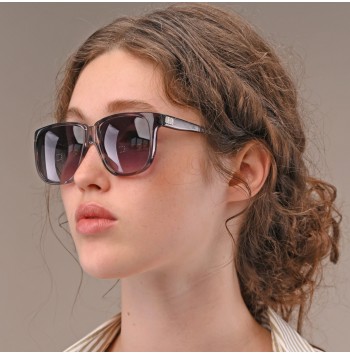 vintage crystal grey sunglasses